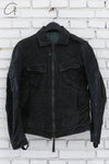 Boris Bidjan Saberi 24 autumn and winter horse leather jacket Spanish handmade TEJANA1.5-FMM20002-BLACK